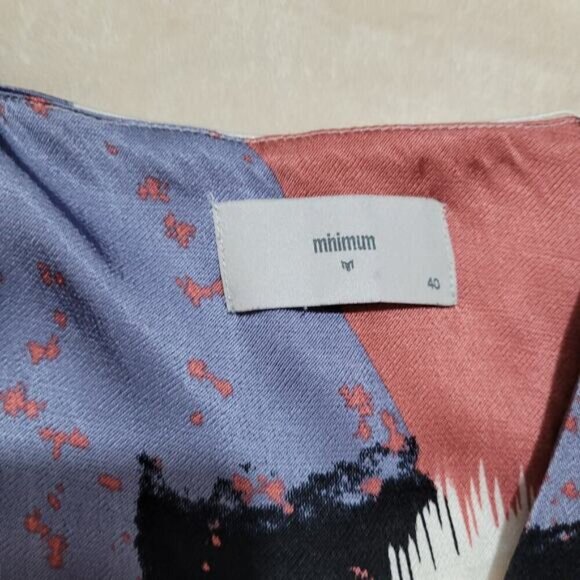 Minimum Paprika Dress in Purple Geometric Print - Size Large‎ - Picture 6 of 12